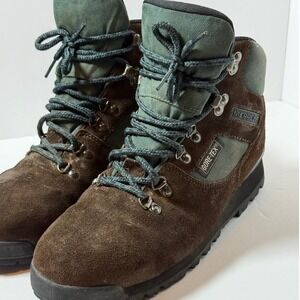 Merrell Nova GTX II Hiking Boots Gore-Tex Waterproof Brown Green Women's 9.5